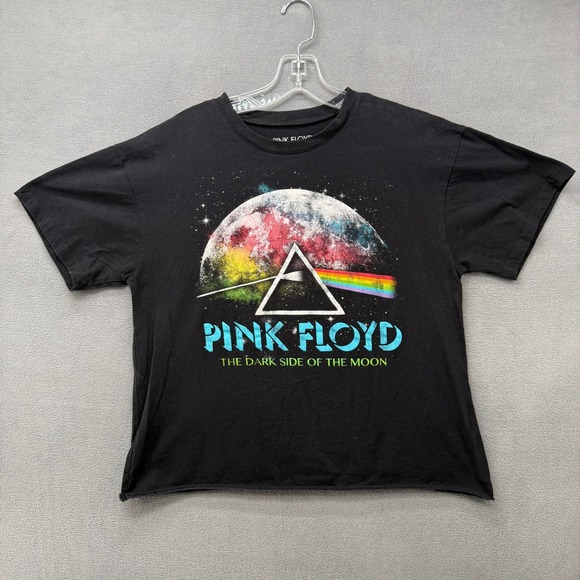 Pink Floyd Tops - Pink Floyd T-Shirt Women Large Dark Side of the Moon Black Graphic Relaxed Fit
